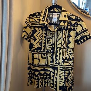 Stranger Things El Aztec Button-up shirt